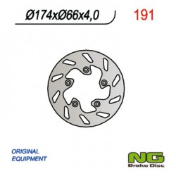 Rear brake disc NG Gilera 50 RUNNER 1996 - 1999