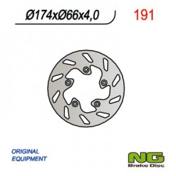 Rear brake disc NG Gilera 50 RUNNER SP 1998 - 1999