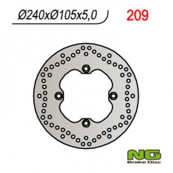 Bremsscheibe hinten NG Honda 400 SILVER WING / FJS 2006 - 2008