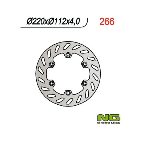 Zadní brzdový kotouč NG Husqvarna 360 CR / WR 1992 - 1999