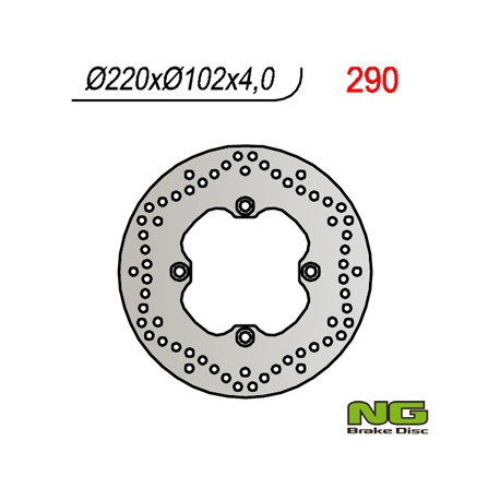 Zadní brzdový kotouč NG Aprilia 50 TUONO 2003 - 2007