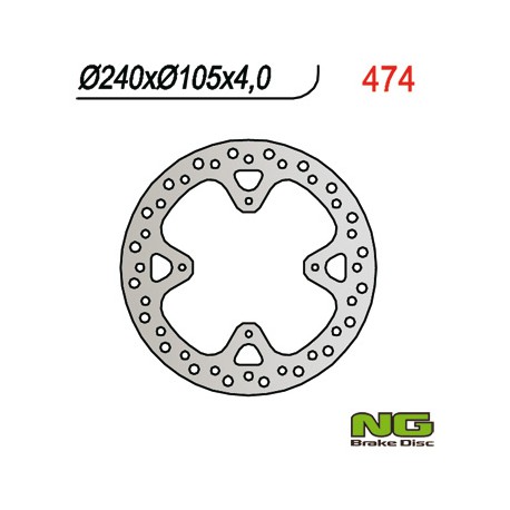 Zadní brzdový kotouč NG Honda 650 XR SUPERMOTARD 2007 - 2008