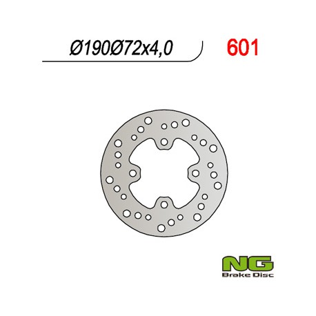 Bremsscheibe hinten NG Honda 50 X8R-S S / X8R-X 1998 - 2004