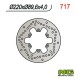 Rear brake disc NG Benelli 125 VELVET TOURING 13" 2001 - 2012