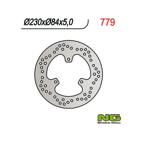 Rear brake disc NG Yamaha 250 MAJESTY YP ABS / YP M. DX 1998 - 1999