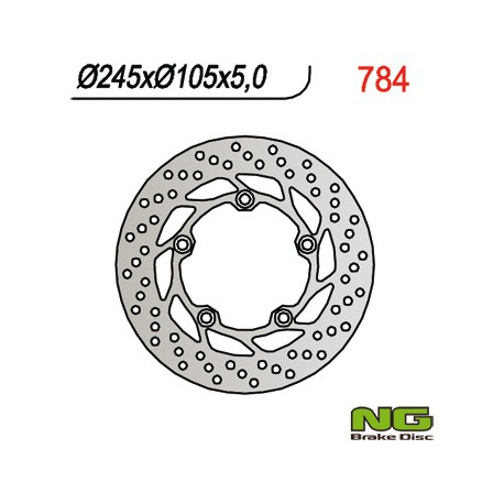Bremsscheibe hinten NG Yamaha 1000 FS1 FAZER GT 2001 - 2005