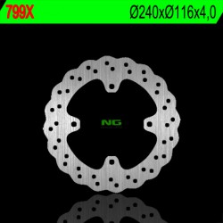 Zadní brzdový kotouč NG Kawasaki 250 KLX R 2007 - 2014