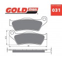 Front brake pads Goldfren Gilera GP 800 2007-2014 type AD