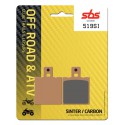 Front brake pads SBS Can-Am  500 ASE 1986 směs SI