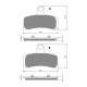 Front brake pads Goldfren Harley-Davidson FXDB Dyna Street Bob 1584 2008-2012 type AD