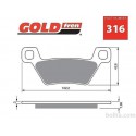 Front brake pads Goldfren Kymco MXU 500 2009-2014 type AD