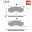 Front brake pads Goldfren Honda PCX 125 2010-2017 type AD