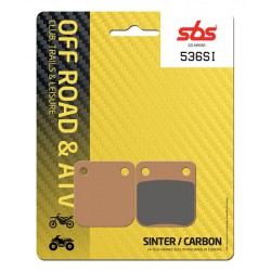 Přední brzdové destičky SBS Suzuki LT-A 400 Eiger 2WD/4WD 2002 - 2007 směs SI