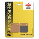 Přední brzdové destičky SBS Suzuki LT-A 400 Eiger 2WD/4WD 2002 - 2007 směs SI