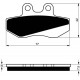 Front brake pads Goldfren Aprilia Pegaso 600 1991-1994 type S3