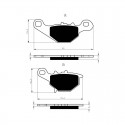 Front brake pads Goldfren Suzuki UC 125 Epicuro 1999-2002 type S3