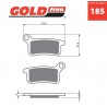 Front brake pads Goldfren KTM SX 65 2002-2017 type S3