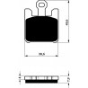 Front brake pads Goldfren Suzuki GSX-R 1000 2003-2003 type S3