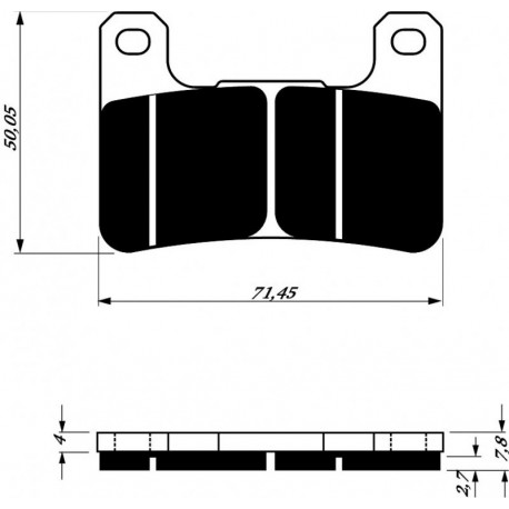 Front brake pads Goldfren Suzuki Intruder M 1800 R 2006-2012 type S3