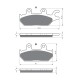Front brake pads Goldfren Can-Am SSV 1000 Commander 2014-2014 type S3