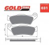 Front brake pads Goldfren Husaberg 350 E 1994-1995 type S33