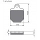 Front brake pads Goldfren KTM SMR 560 2006-2008 type S33