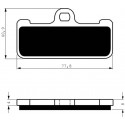 Front brake pads Goldfren Aprilia SXV 4.5 2007-2013 type S33
