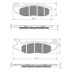 Front brake pads Goldfren Honda CRF 250 L 2013-2017 type S33