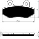 Bremsbeläge hinten Goldfren Hyosung GT 125 Comet 2002-2015 typ AD