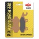Front brake pads SBS CF Moto  800 Z-Force EX Right 2015 směs SI