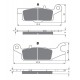 Rear brake pads Goldfren Yamaha YFM 700 Grizzly EPS 2007-2014 type AD