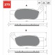Rear brake pads Goldfren Harley-Davidson FXSTC Softail Custom 1584 2008-2009 type AD