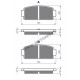 Rear brake pads Goldfren CF Moto CF 500 2015-2015 type AD