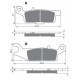 Rear brake pads Goldfren Yamaha YFM 700 Grizzly EPS 2007-2014 type K5