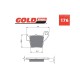 Zadní brzdové destičky Goldfren Honda CRF 450 X 2005-2009 směs S3