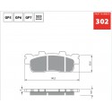 Bremsbeläge hinten Goldfren Kawasaki J 300 2014-2017 typ S3