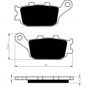 Zadní brzdové destičky Goldfren Suzuki DL 1000 V-Strom 2002-2013 směs S33