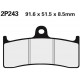 Front brake pads Nissin Honda CB 1300 SF 1998 -  type ST