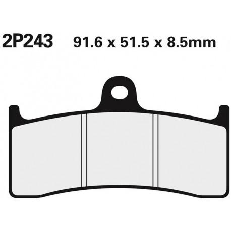 Front brake pads Nissin Honda CB 1300 SF 1998 -  type ST