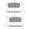 Bremsbeläge hinten Goldfren Honda VFR 800 X Crossrunner 2011-2014 typ S33