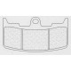 Vorne bremsbeläge CL-Brakes BUELL XB12S 1200 Lightning 2004-2007 typ A3+