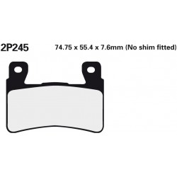 Front brake pads Nissin Honda CBR 600 RR 2003 - 2004 type ST