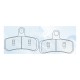 Front brake pads CL-Brakes HARLEY DAVIDSON FXDC Dyna Super Glide Custom 1584 2008-2012 type A3+