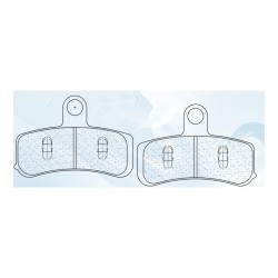 Front brake pads CL-Brakes HARLEY DAVIDSON FXCW/C Rooker 2008-2011 type A3+