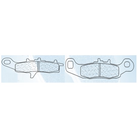 Přední brzdové destičky CL-Brakes ATV KAWASAKI KFX 450 R 2007-2008 směs ATV1