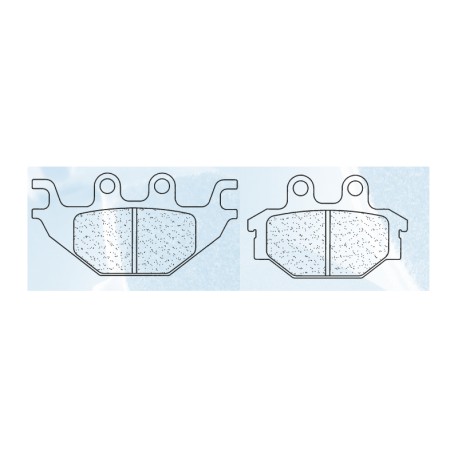 Přední brzdové destičky CL-Brakes ATV KYMCO MXU 250 2004-2009 směs ATV1
