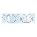 Přední brzdové destičky CL-Brakes ATV KYMCO KXR 250 Mongoose 2004-2005 směs ATV1