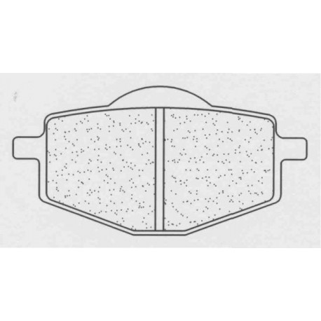 Přední brzdové destičky CL-Brakes ATV YAMAHA YFM 350 Warrior 1988-1988 směs ATV1