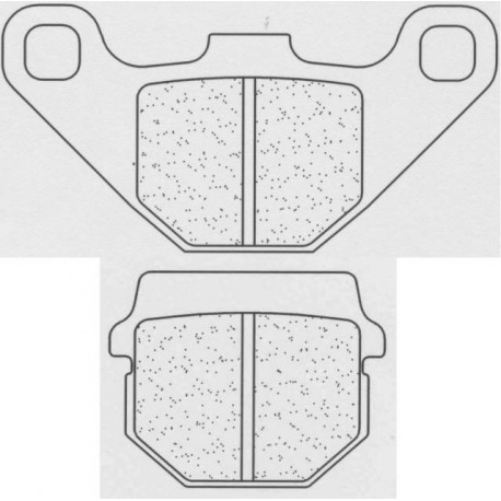 Vorne bremsbeläge CL-Brakes ATV TGB/WINKING Target 525 2009-2011 typ ATV1