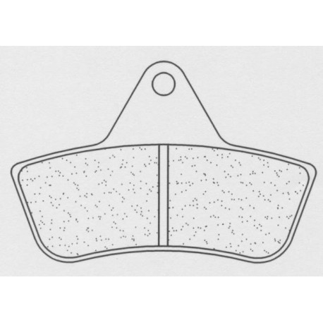 Přední brzdové destičky CL-Brakes ATV ARCTIC CAT Cat 400 FIS 4x4 2005-2008 směs ATV1